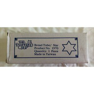 THE PAMPERED CHEF Bread Tube Star # Baking Accessories New Open Box